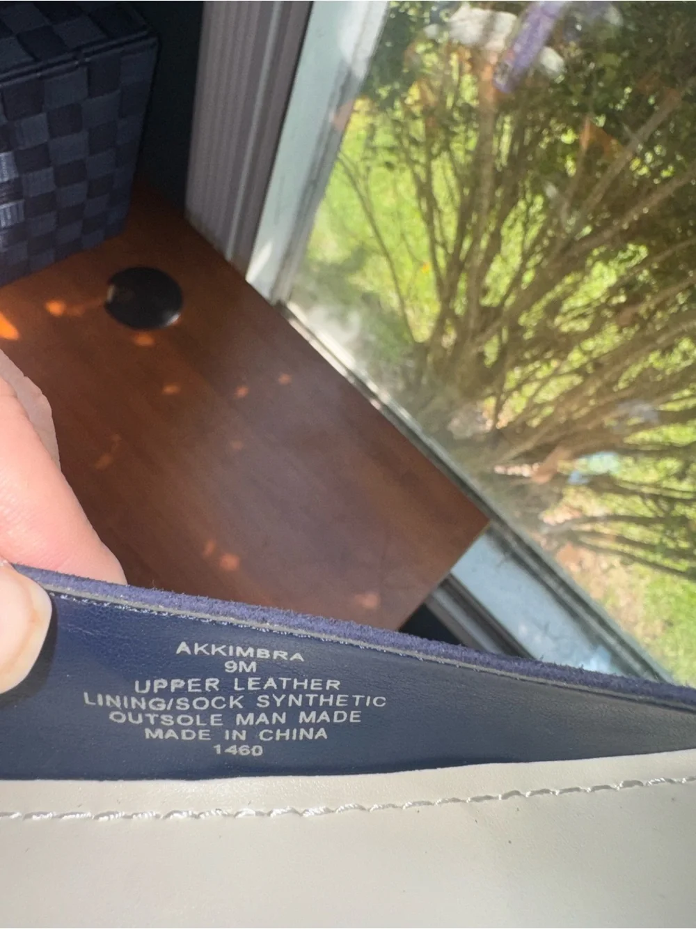 Anne Klein Navy Suede Pointed Toe with block heel